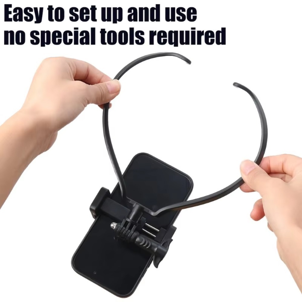 Hands Free Wearable Neck Mobile Phone Stand Universal Hanging Tripod Suporte for IPhone GoPro Go Pro Video Selfie Stick Holder