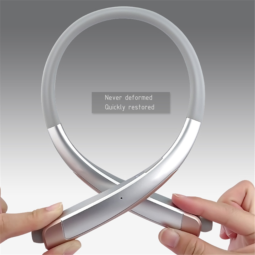 HBS-1100 Stereo Bluetooth Headphone Binaural Hand-free Neckband Earphones Mini Wireless Headset