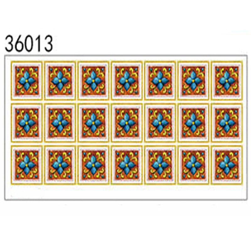 21 sztuk przekątnej naklejki ścienne płytki podłogowe samoprzylepne wodoodporny salon dekoracji sztuki łazienka linia talii naklejka ścienna z pcv: 1