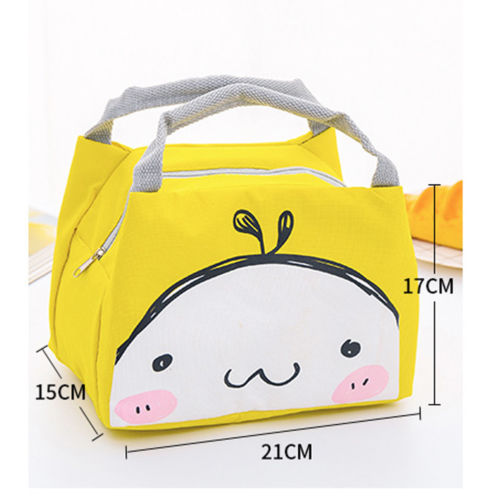 Draagbare Lunch Tas Thermische Geïsoleerde Lunch Box Tote Koeltas Bento Pouch Lunch Container School Voedsel Opslag Zakken