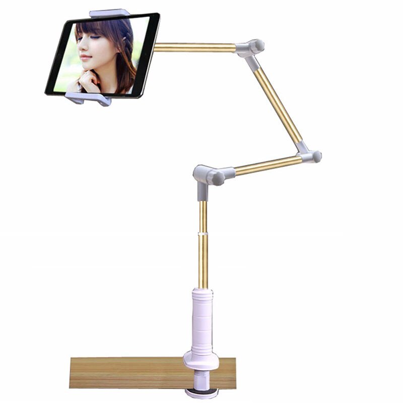 5-13 inch tablet telefoonhouder standaard voor ipad pro 12.9 metalen lange arm opvouwbaar bed desktop telefoon houder voor huawei iphone 11 x beugel