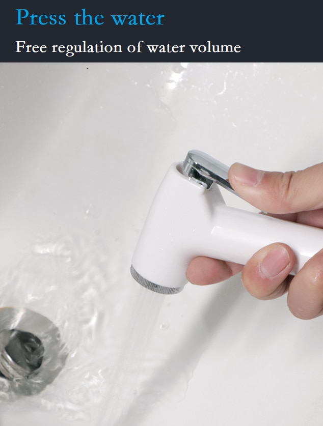 Badkameraccessoires, toilet bidet kraan, handdouche, draagbare bidet sproeier, toiletbril, bidet, huishouden zonder sproeier