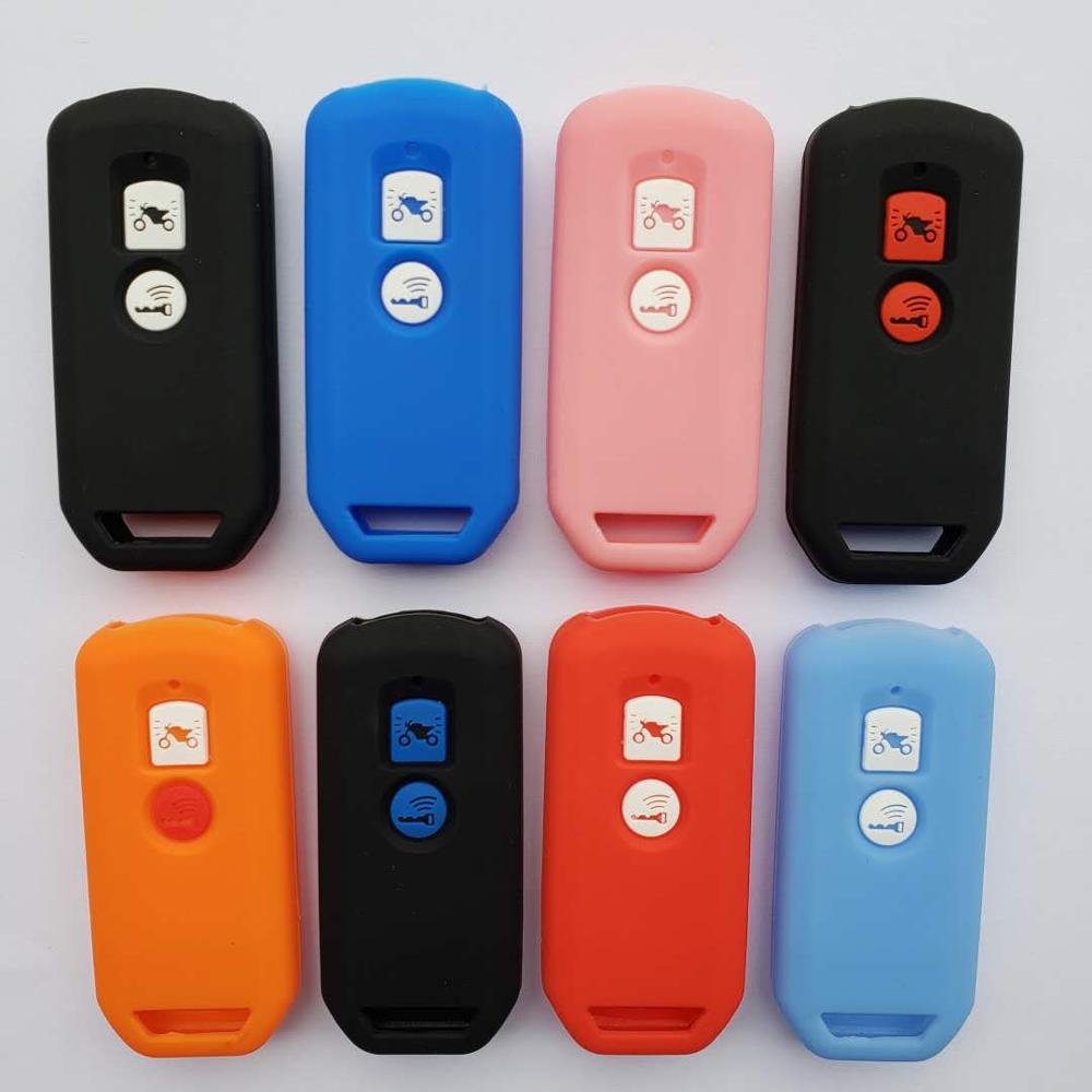 Protective Silicon Key Case For Honda X ADV SH 125 150 300 Forza 125 300 PCX150 Motorcycle Scooter 2 Button Smart Key