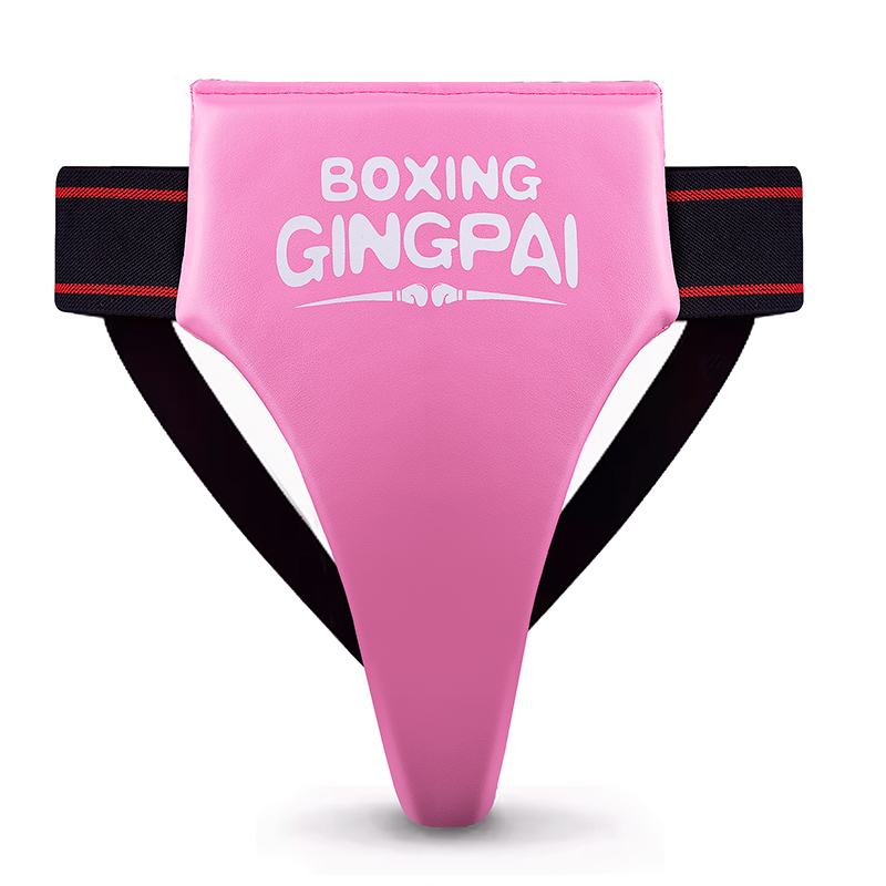 Børnepiger drenge boksning mma muay thai jockstraps skridtbeskytter taekwondo lyskebeskytter træningsudstyr: S / Rød
