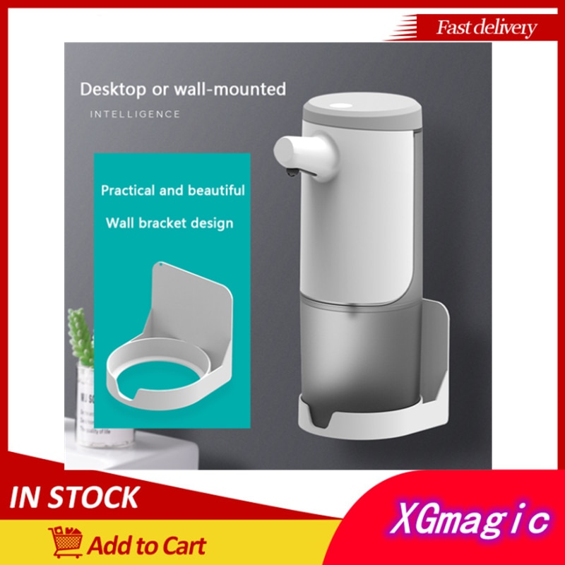 450ml Soap Dispenser Touchless USB Rechargeable Automatic Liquid Pump Hands-free Auto Hand Portable Soap Dispenser