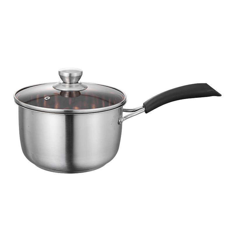 304 kjeler i rustfritt stål nonstick-kokekar for kjøkkengryter og panner kokekar melkegryte for induksjonskomfyr gasskomfyr