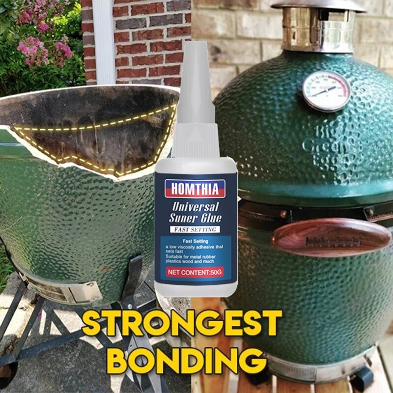 Uniglue Universal Super Kleber Starke Kunststoff Kleber Für Harz Keramik Metall Glas 50g für Home Garten Büro Arbeiten