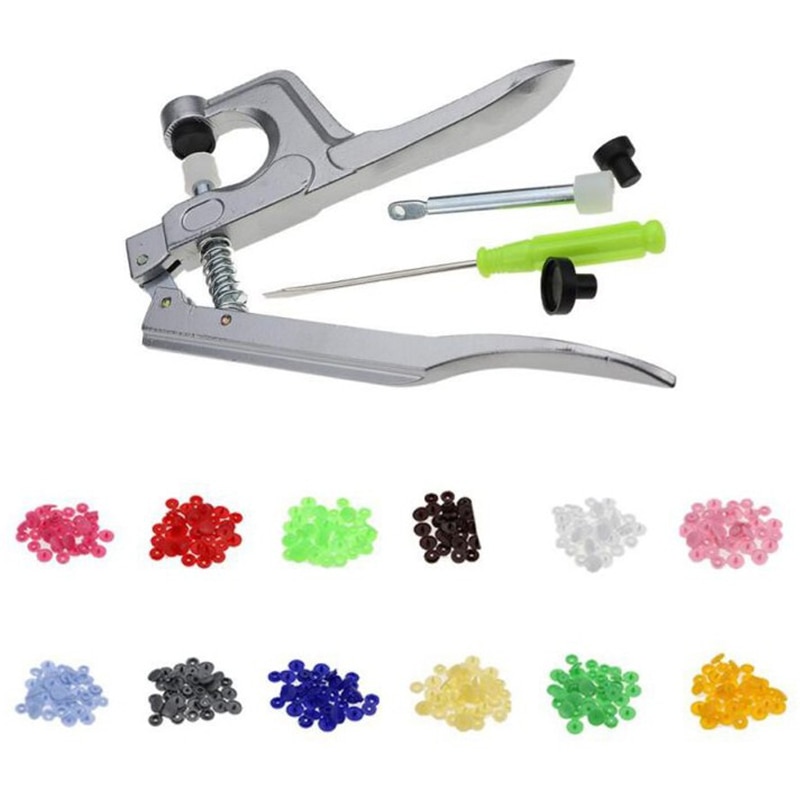 HHO-Snap Button Set,Kam Snaps With Snaps Pliers, Fasteners Snap Button Popper Studs Snap Sewing Tools