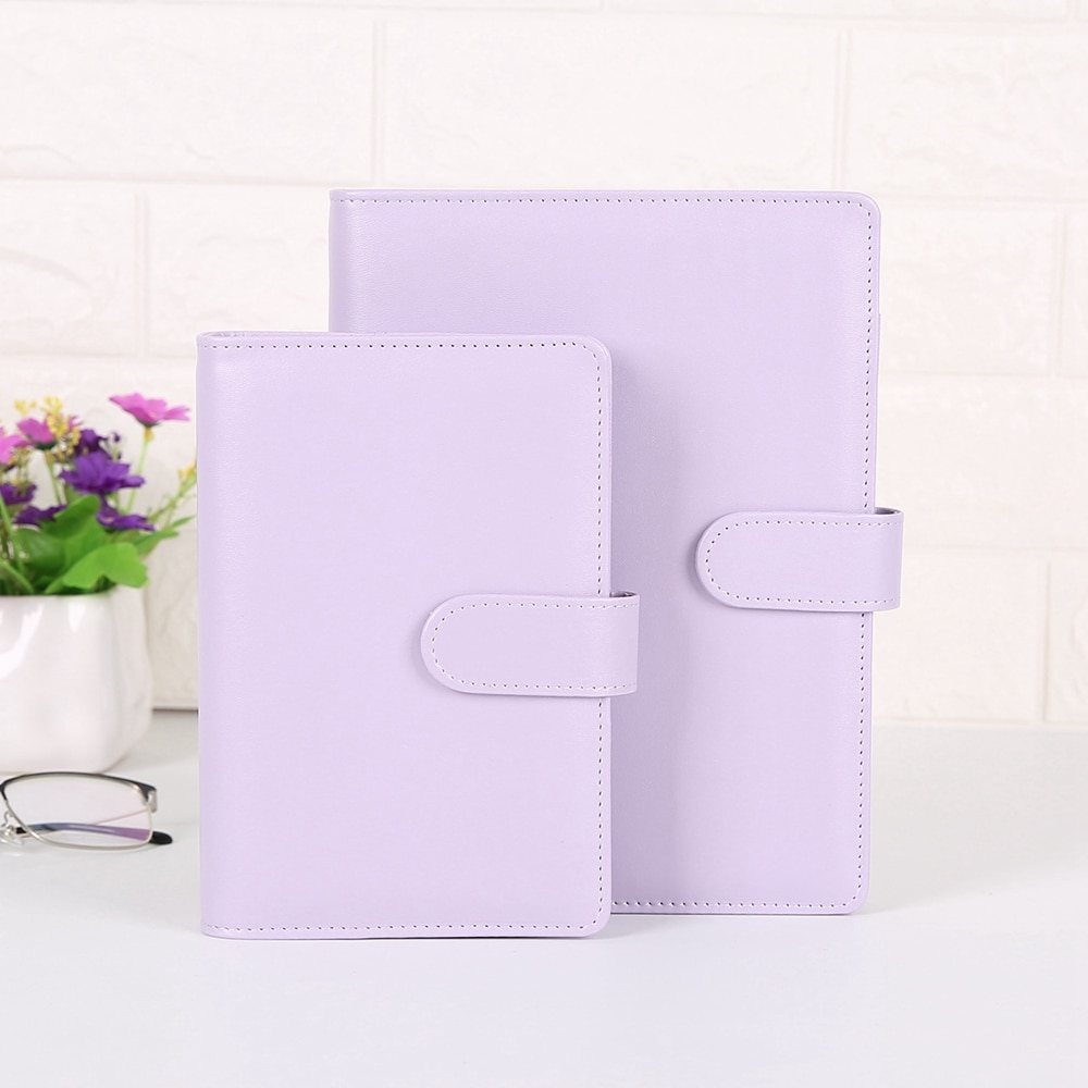 Pu Leather-proof A5 A6 Notebook Diary Schedule Schedule Diary Journal Binder Cute School Supplies Macaron Notebook Notebook