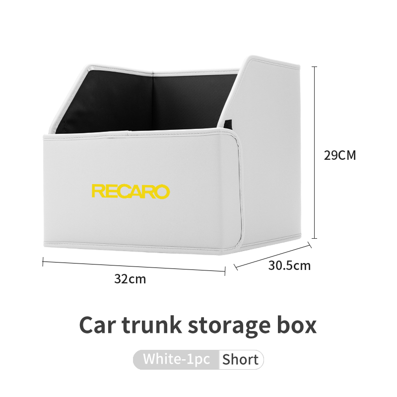 Boîte de rangement de coffre de voiture, mallette de rangement d'outils, rangement pour Recaro, style intérieur automobile: green