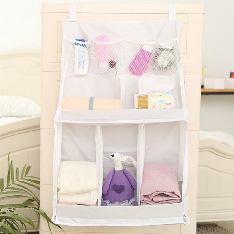 Bambino Letto Imbottiture e Paraurti Comodino Portatile Sacchetto di Immagazzinaggio di Viaggio di Capacità Pannolino Cura Del Bambino Del Pannolino Storage Infantile Del Bambino Beding Imbottiture e Paraurti