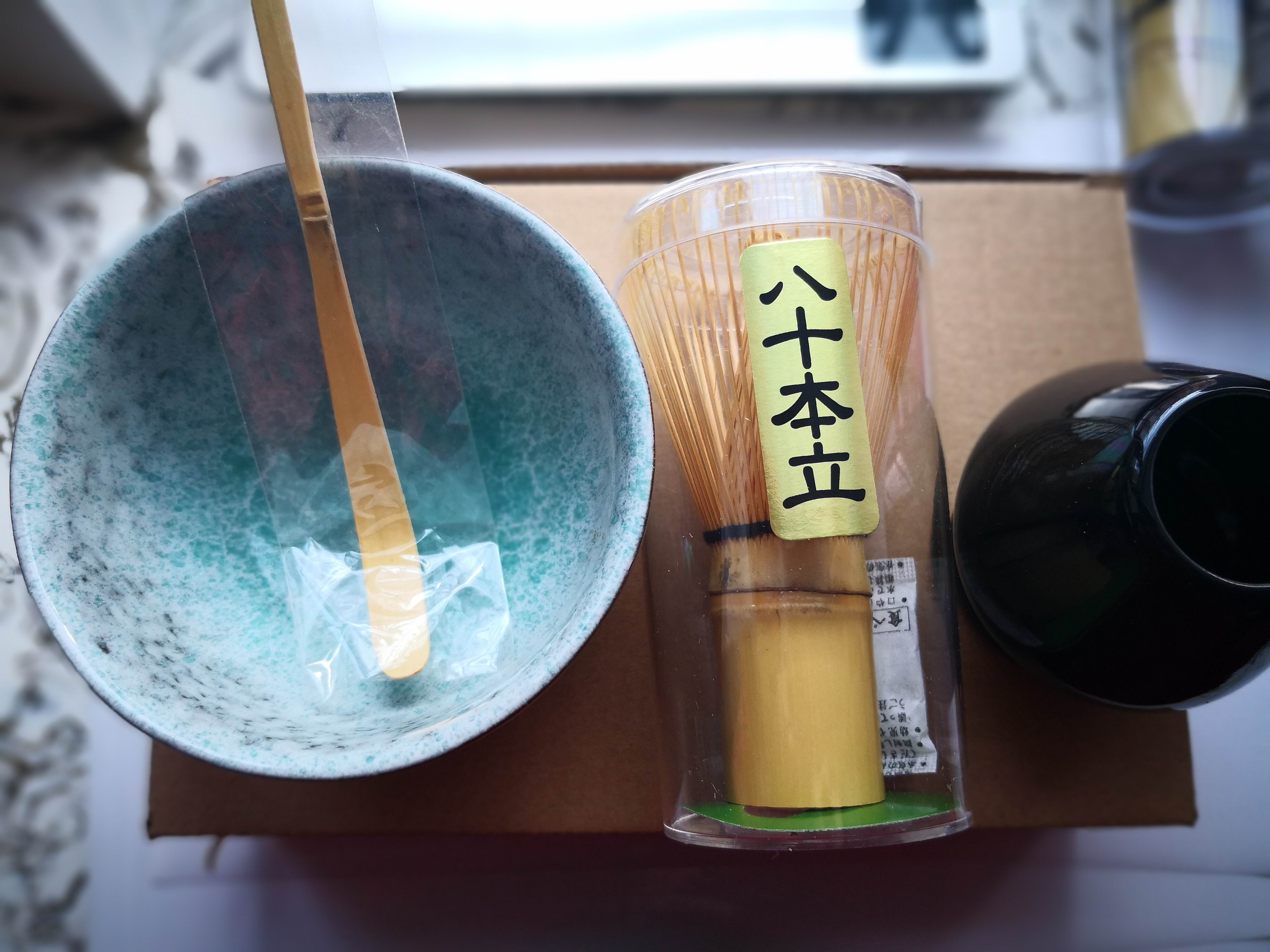 Tradisjonelle matcha sett naturlig bambus matcha visp ceremic matcha bolle visp holder japansk stil te sett