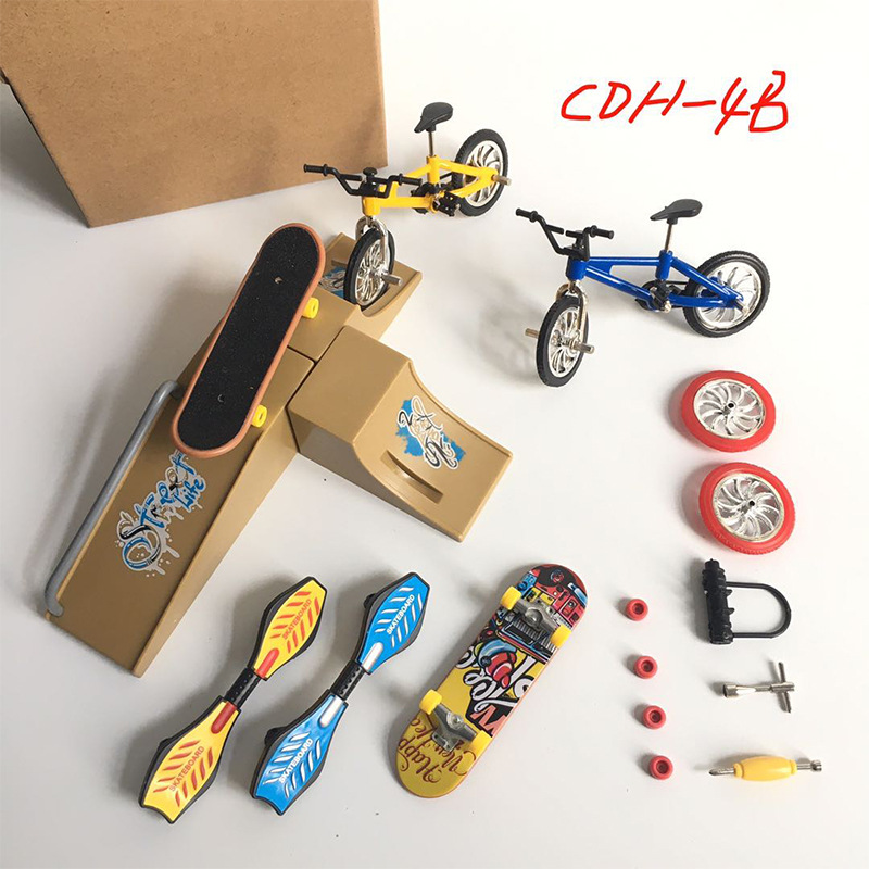 Kit de Mini-vélo BMX, Skateboard à doigt, parc , modèle de Scooter, jouet pour enfants, touche pour: CDH-4B