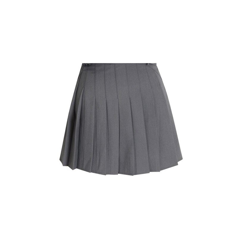Japanese Style School Uniform For Girls Grey JK Skirt Lolita Sailor Suit Halloween Costumes For Woman: SKIRT / S