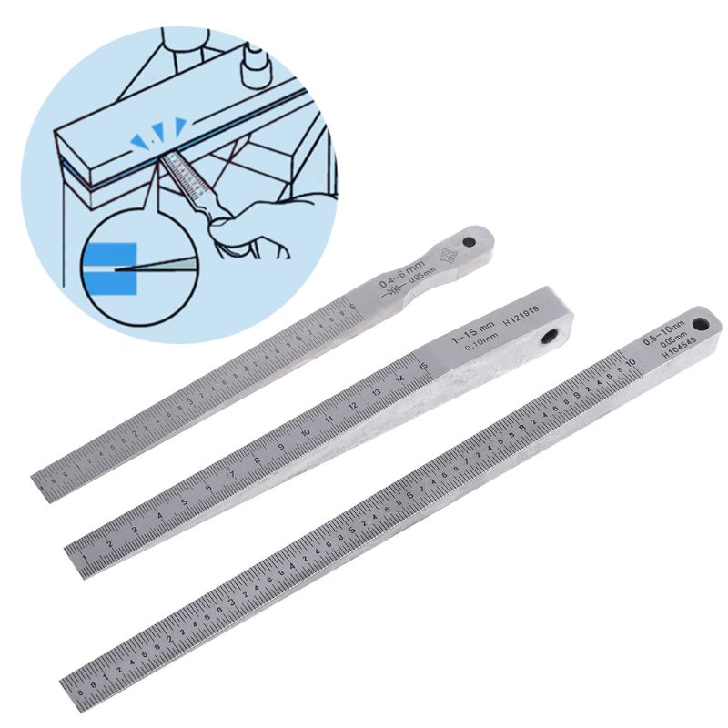 1-15Mm 0.5-10Mm 0.4-6Mm Wig Voelermaat Crack Vlakheid Layout Insert Wedge gauge Lassen Taper Meting