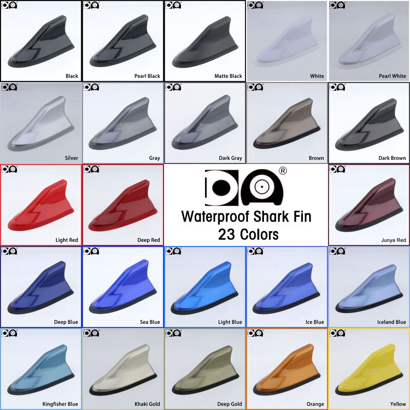 Renault Megane Waterproof shark antenna Strong radio signal Piano painting Abs plastic