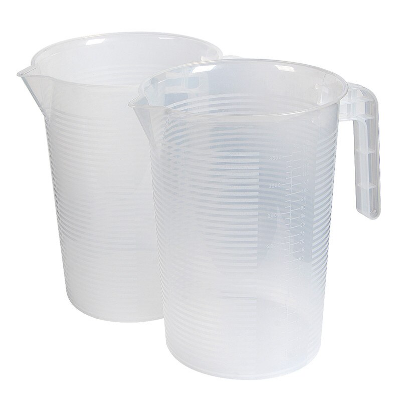 1000/2000/3500/5000ml Plastic Graduated Pitcher Measuring Cups BPA Free Liquid Measuring Containers Kitchen Utensils Gadgets