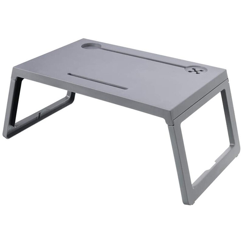 Foldable Laptop Table for Bed,Lap Desks Bed Laptops Trays for Eating and Laptops Stand Lap Table,Computer Tray: Gray