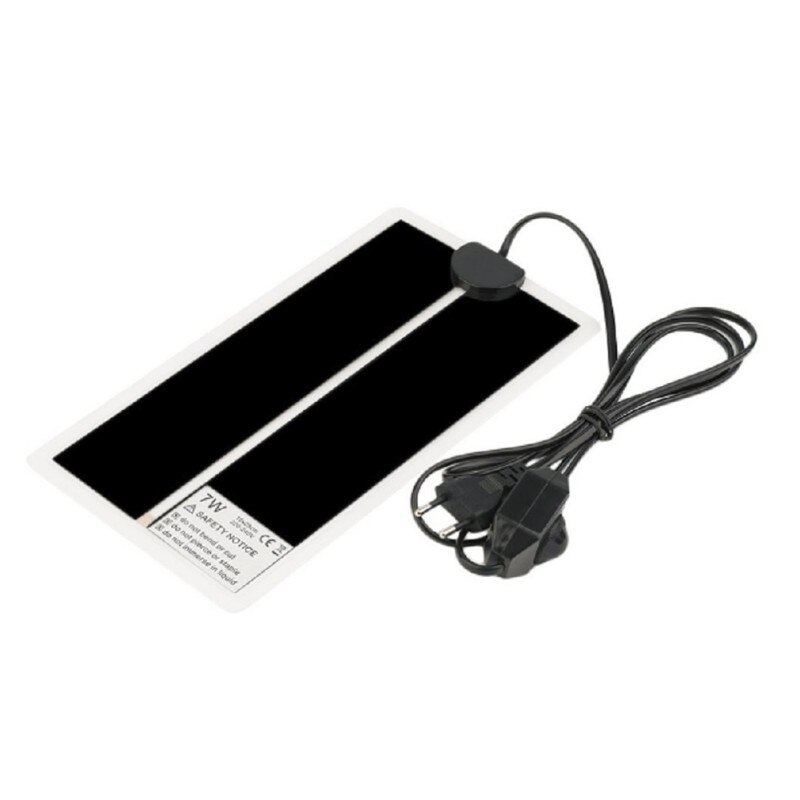 Almohadilla térmica, regulador ajustable de temperatura, herramientas para incubadora, alfombrilla de calor para Reptiles terrarios, 5-45W, suministros para mascotas trepadoras: B
