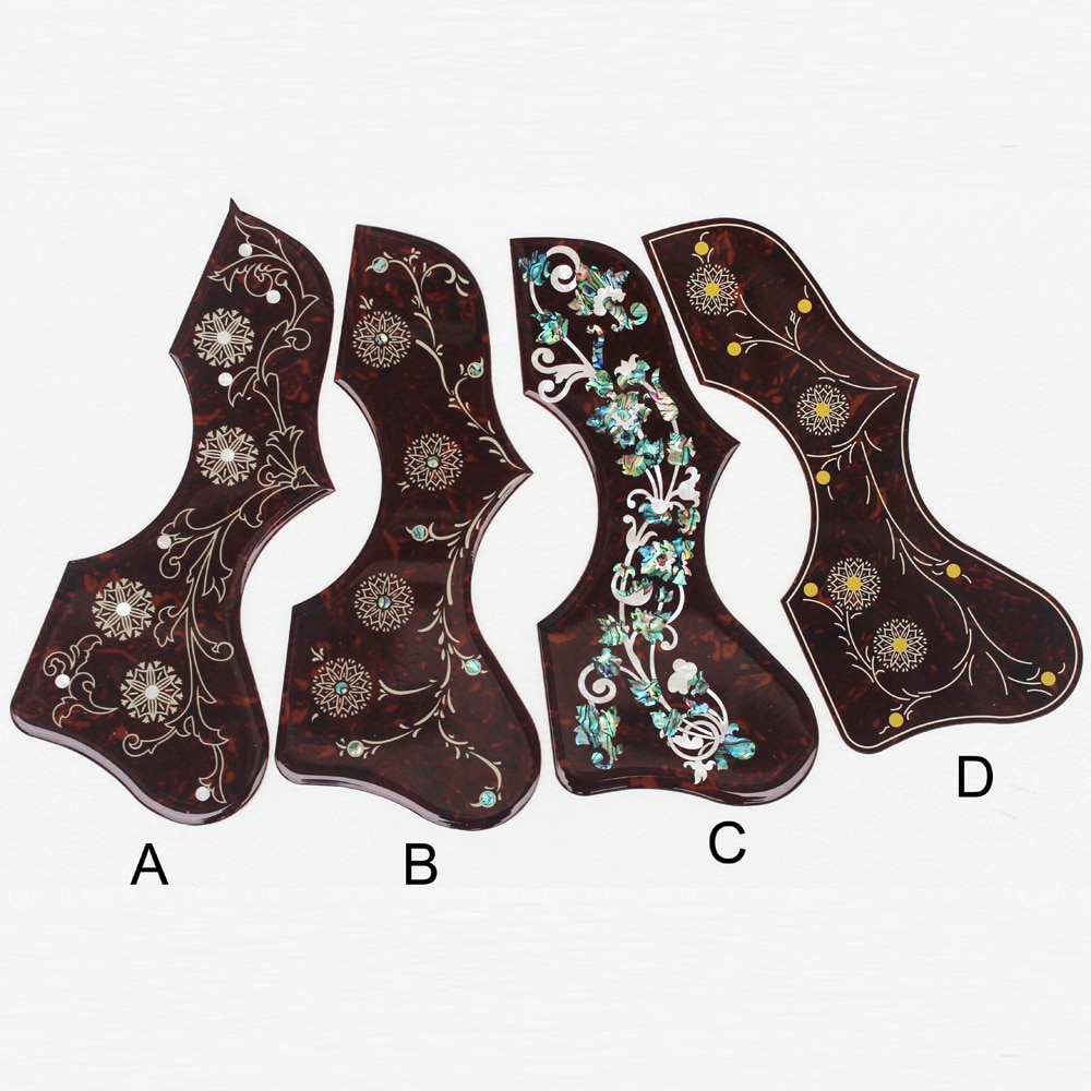 right hand and left hand J200 guitar pickguard, pickguards for J200 guitar,2mm thickness celluloid inlays Pick-guard,