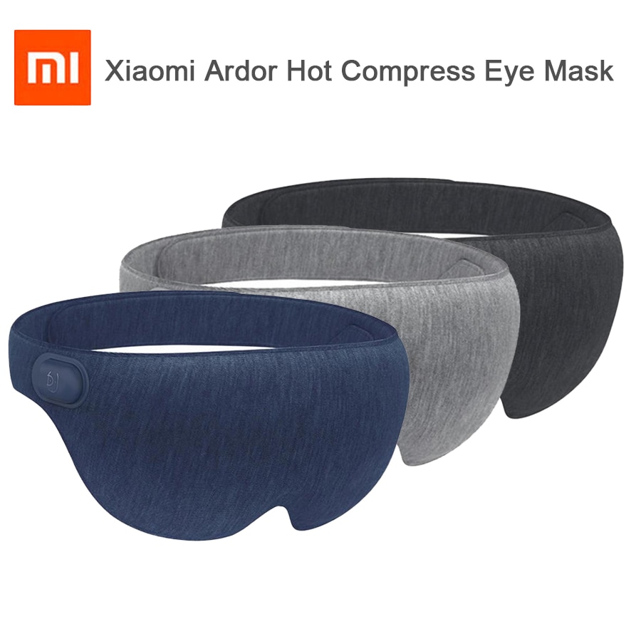 Xiaomi-mascarilla Mijia Ardor 3D, parche de descanso para ojos, 5V, 5W, USB, vapor , para viajes al aire libre, avión, cubierta para los ojos, venda para los ojos, estereoscópica 3D