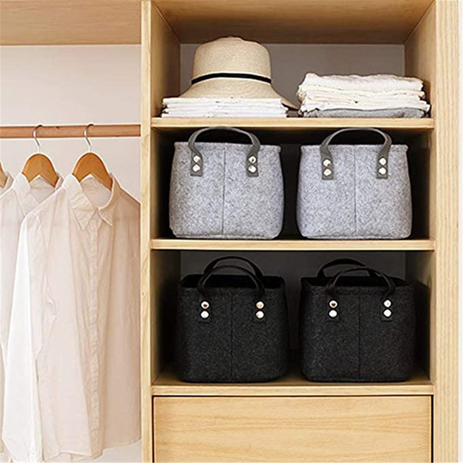 Storage basket clothes storage basket large Laundry Basket Flodable Washing Clothes Storage Box Home Sundries Organizer#45