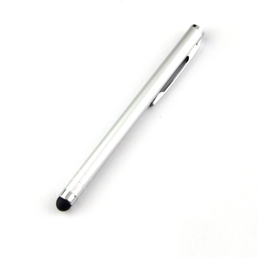 10PCS/Lot Capacitive Touch Screen Stylus Pen For IPad Air Mini Samsung xiaomi iphone Universal Tablet PC Smart Phone Accessories: 7 Silver