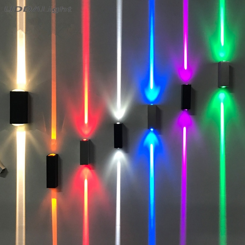CREE LED draussen lampe 3-6W Zauberstab lampe Ich bin freien schwarz 15 grad Schmale Veranda licht