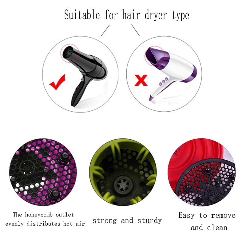 1pc universal cabelo ondulado difusor capa disco secador de cabelo encaracolado ventilador de secagem modelador de cabelo ferramenta de estilo acessórios