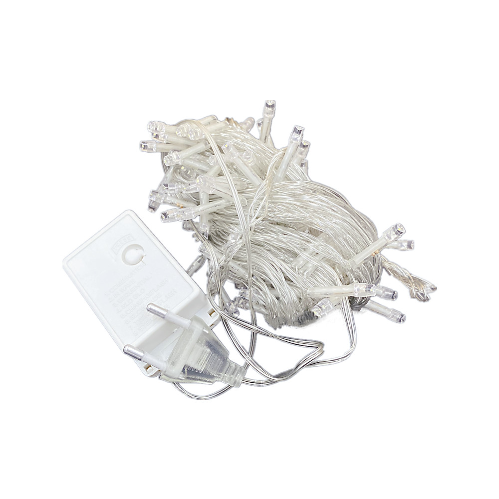 Cortina de luces Led para decoración de exteriores, cadena de carámbanos, de Navidad para jardín y luces decorativas, caída de 4m, 0,4-0,6 m