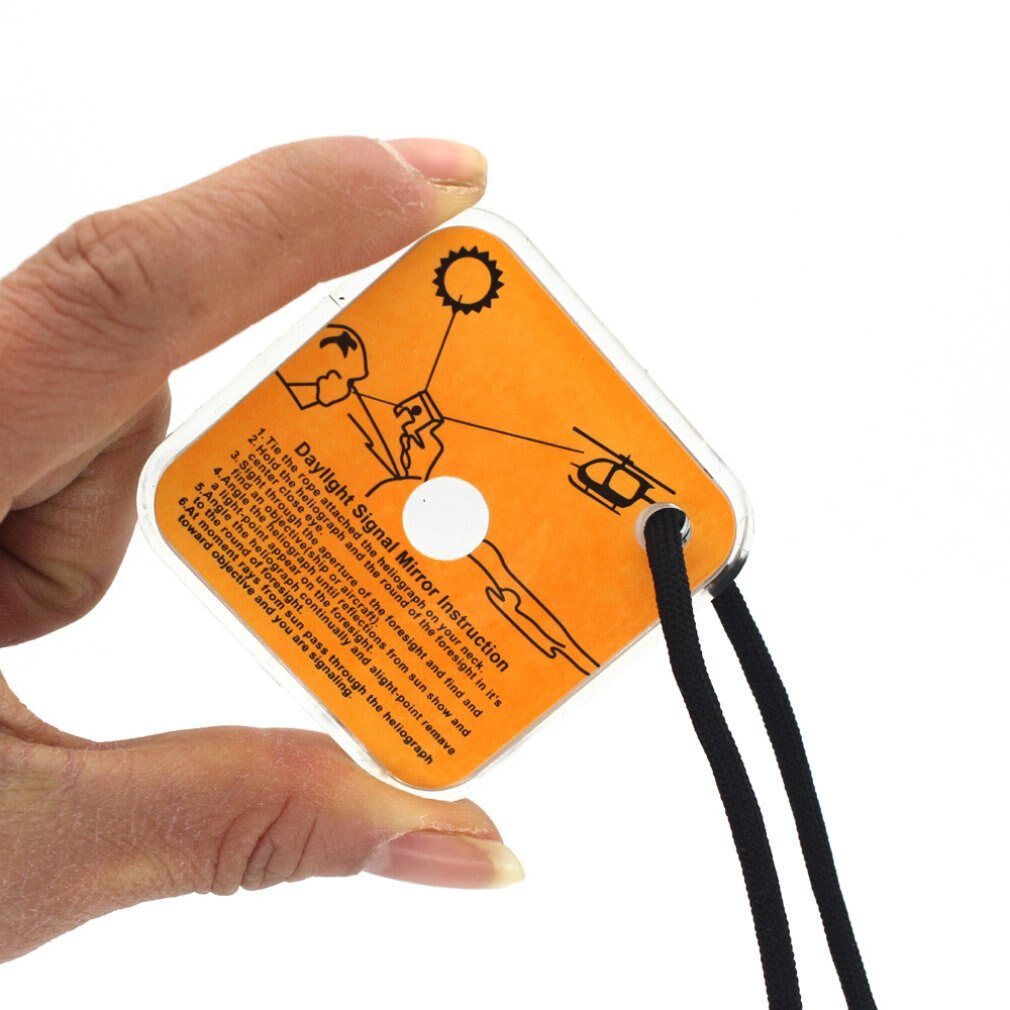 Multifunctionele Signaal Spiegel Outdoor Survival Survivor Reflecterende Veld Gereedschappen En Apparatuur Accessoires Adventure