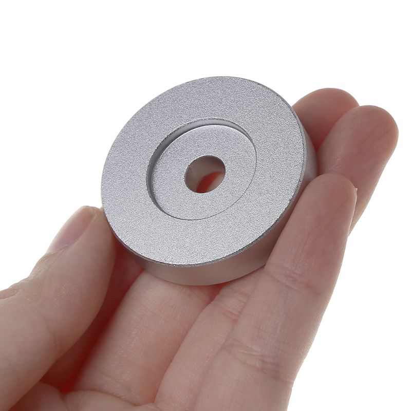 Record Turntable Adapter 45 RPM Frosted Silver for 7" Vinyl Technics SL1200 Series