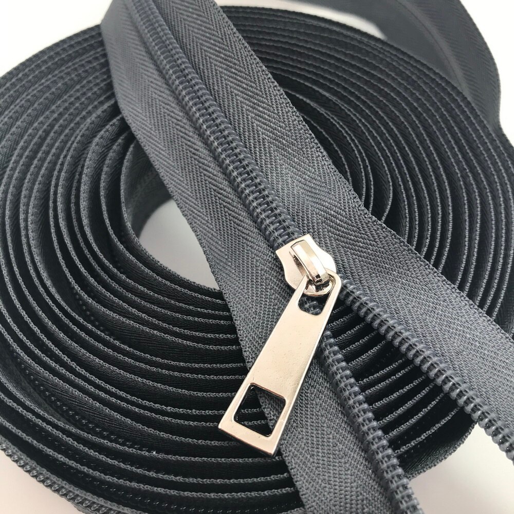 5 # Nylon Rits Trekt Dikke Rits Hoofd Sliver Sliders Voor Jacksets Kleding Diy Tas Naaien Accessoire