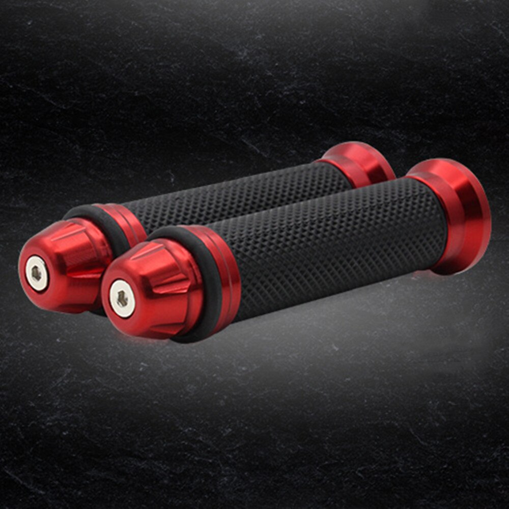 1 Pair 7/8'' Anti-Slip Motorcycle grips hand Handlebar Bar Grips Bicycle Rubber Mountain Cycle Handle Handlebar Bar Grips: MULTI