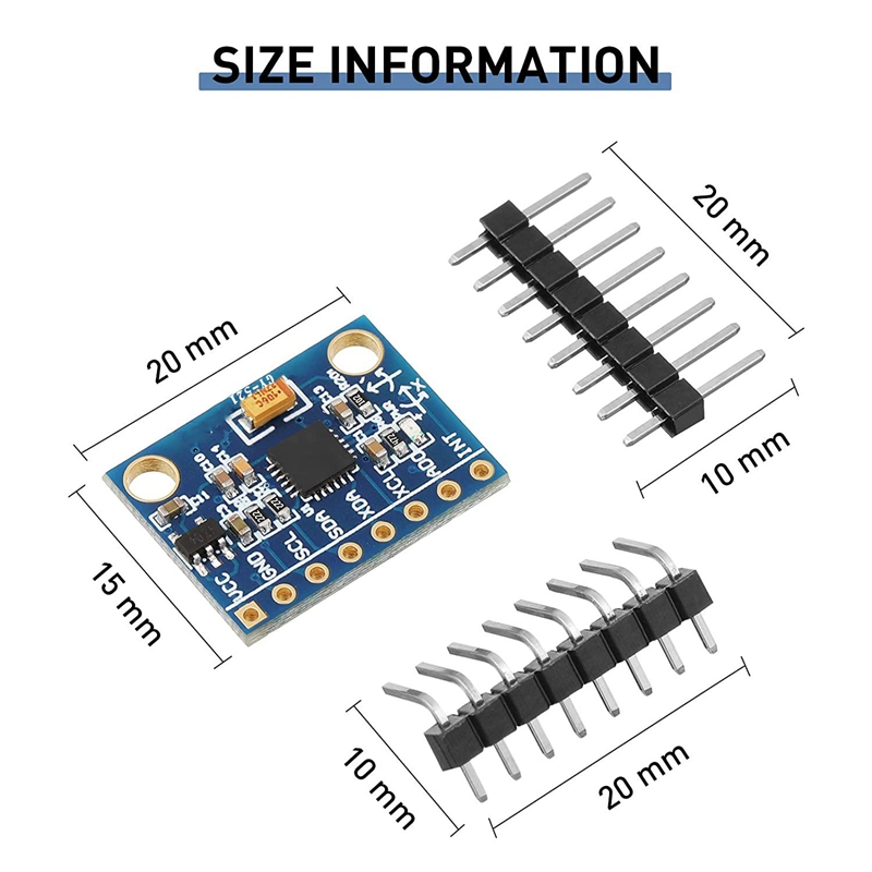 4 X GY-521 MPU-6050 MPU6050 6DOF Module 3 Axis Gyroscope 3 Axis Accelerometer For Raspberry Pi And For Arduino Projects