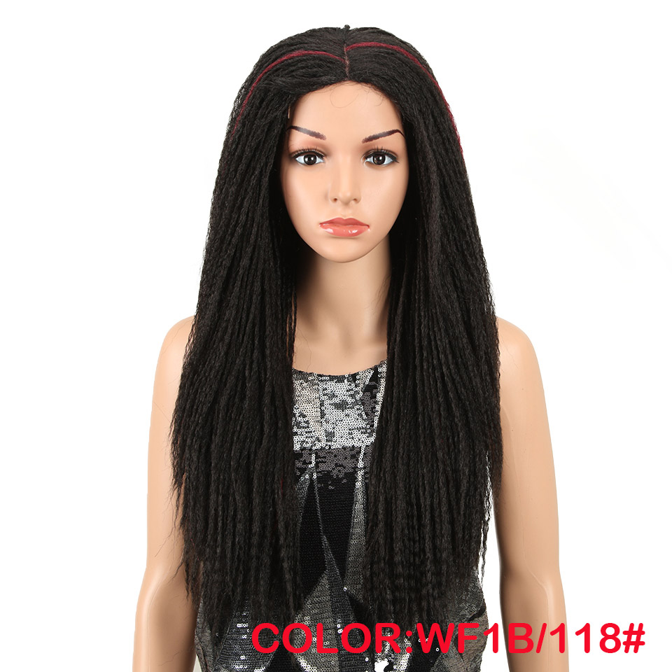 Magic Hair-Peluca de cabello sintético para mujer negra, cabellera artificial de 26 pulgadas con trenzas de ganchillo, estilo Dread Jumbo, pelo largo: FW1B-118