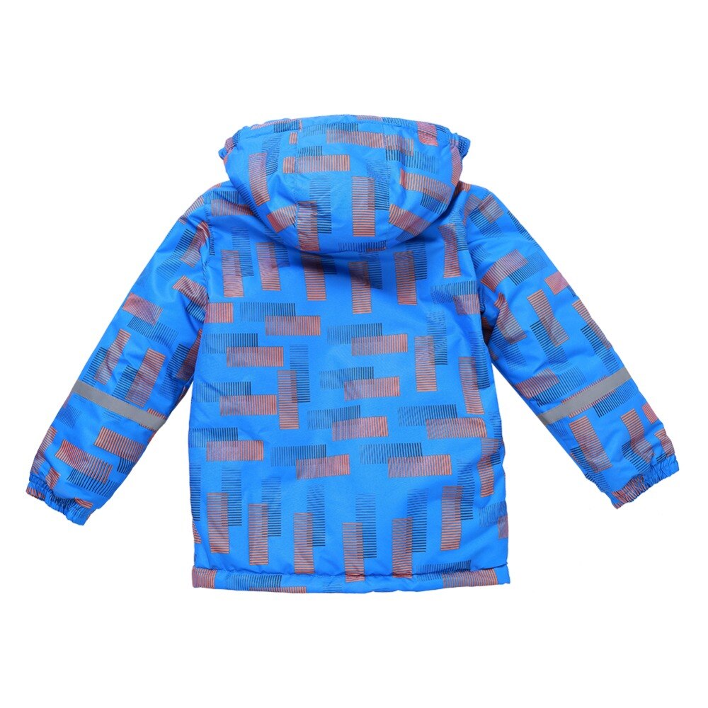 Moomin waterdichte kinderwinterjas, warme blauwe sneeuwpak, rits, capuchon, actieve jongenswinterjas, oxford katoenen vulling