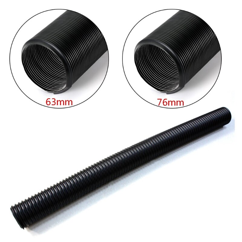 Car Engine Air Inlet Duct Pipe 63/76mm Cold Air Intake Plastic Tube Air Intake Filter Tube