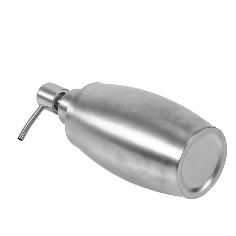 Stainless Steel Liquid Soap Dispenser Bathroom Shampoo Pump Lotion Dispenser