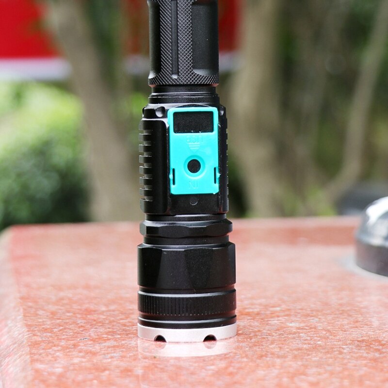 Zoom LED Flashlight No Battery for Camping Outdoor Hiking Mountaineering 95AF