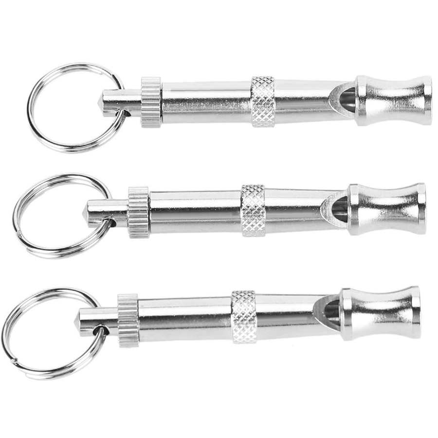 3 st duvor träning visselpipa husdjur fågel hund ultraljud träning visselpipa aluminiumlegering övningsverktyg