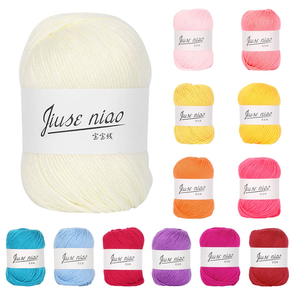 Crochet Hand Stitching Knitting Threads 50g/roll 6... – Vicedeal