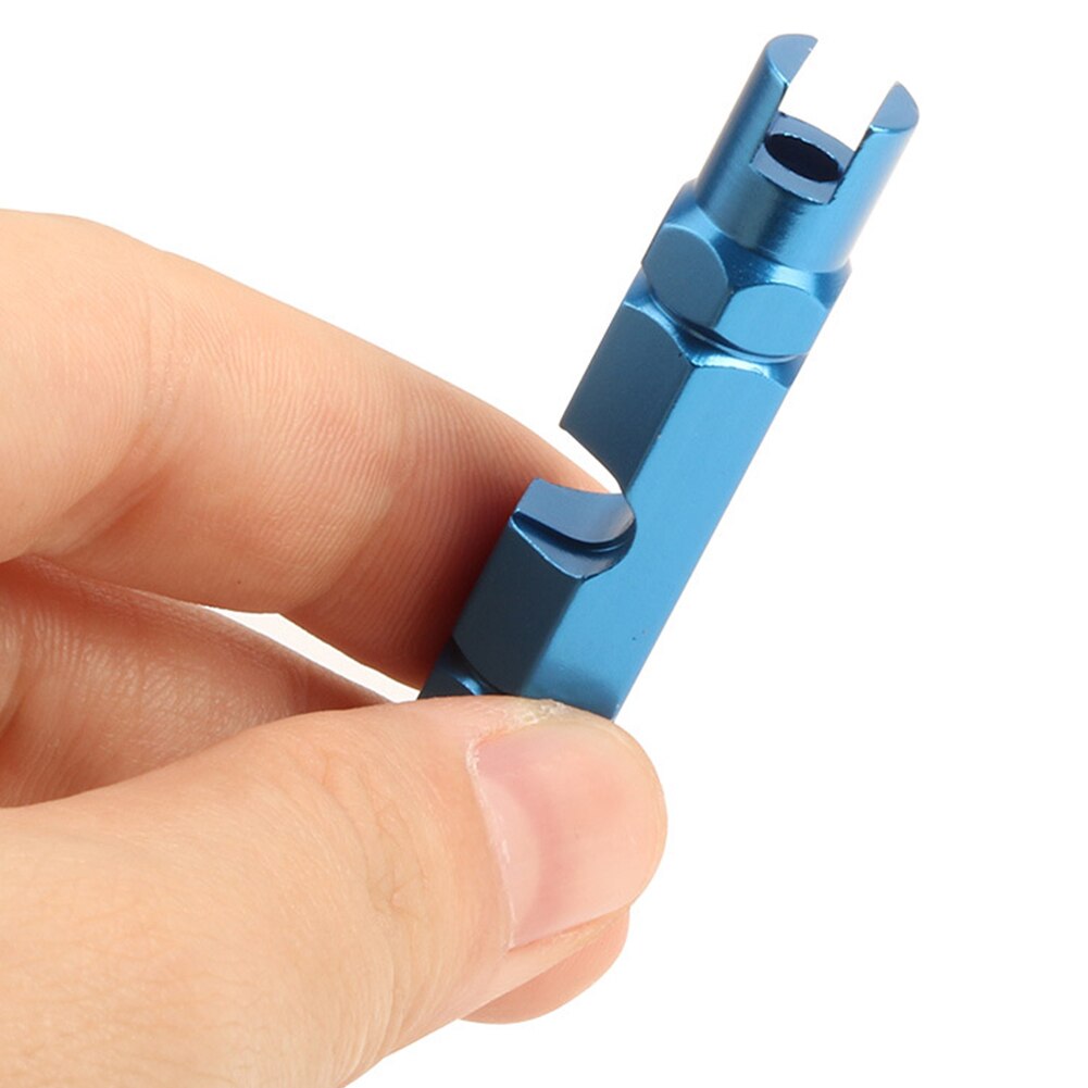 1pcs Bike Valve Core Tool Double Head Aluminum Presta American Valve Core Remover Wrench Spanner Bicycle Tire Repair Tool