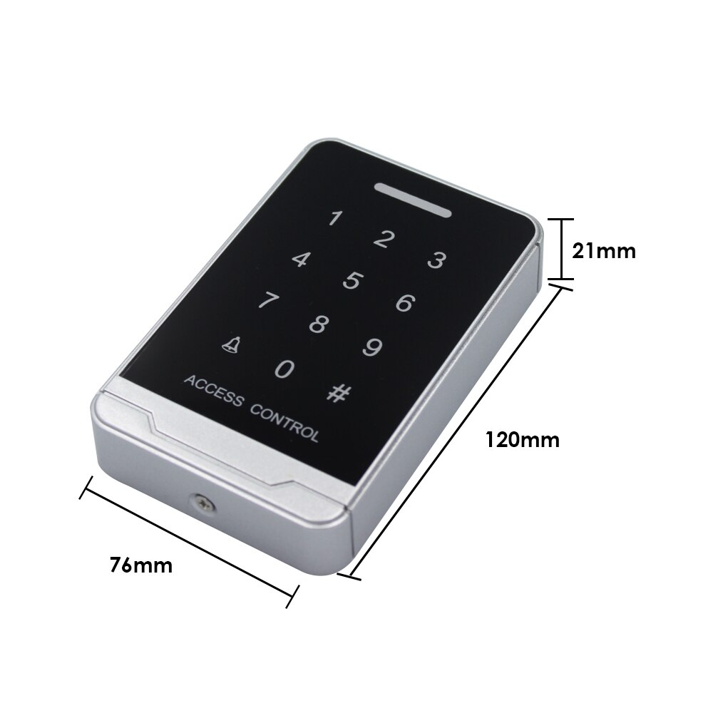 10000 User Door Access Control digital panel Touch Keypad Access Control RFID 125Khz Card Access Control System