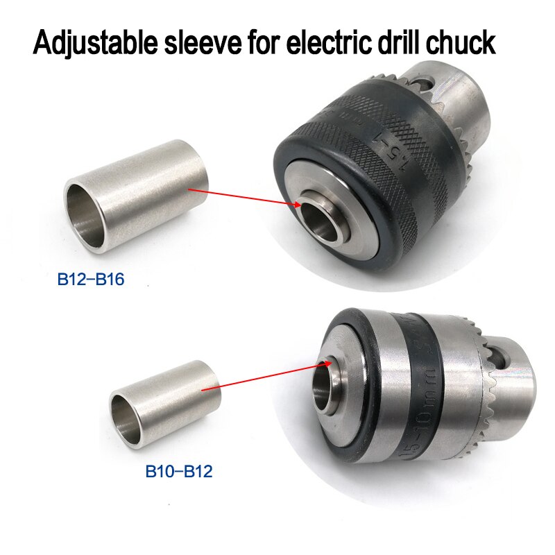 B10-B12-B12-B16 konwersja fragment uchwyt wiertarski konwersja tuleja zmienna średnica frezarka gdakanie konwersja baryłkę