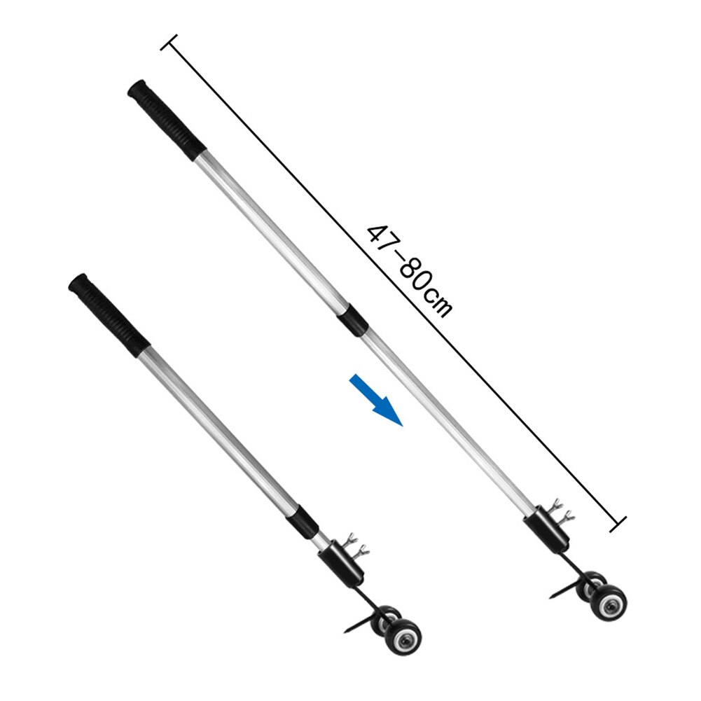 Telescopic Aluminum Alloy Durable Weeder Rod Pole Tool Set for Garden Courtyard Weeder Rod weeder weeding tool GardenAccessories