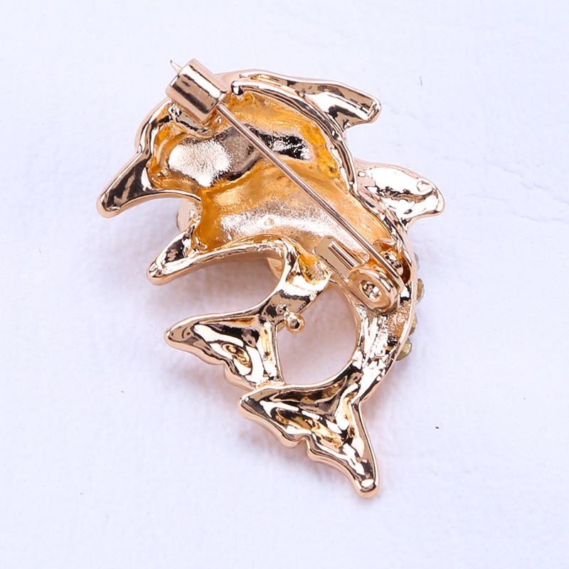 Classique cristal Camel chat chien abeille Animal strass broche broches Antique or métal écharpe épingles bijoux fête vêtements décors