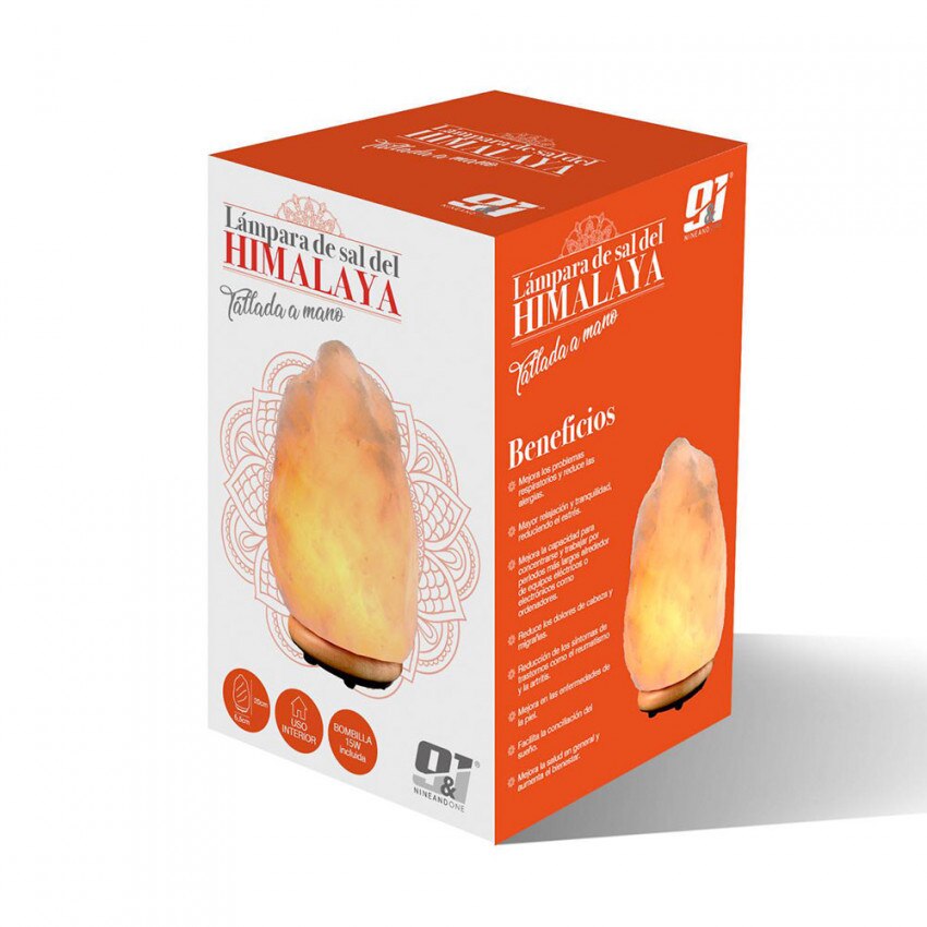 Lampe à sel de l'himalaya Zen ionisante avec neuf et une ampoule