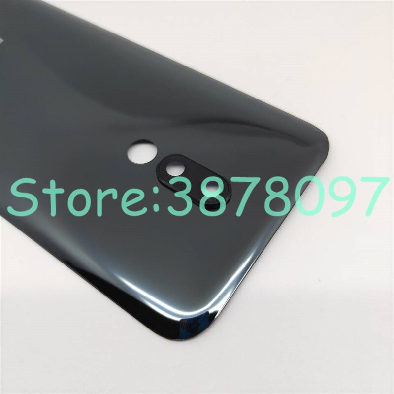 Original Glass For Meizu 16 16th Glass Back Battery Cover Housing Door Rear Case with Camera Fame and Lens