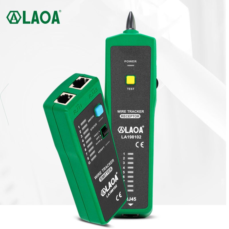 Laoa anti-brændende multifunktionel anti-interferens linjefinder, netværkslinjetester, telefonlinjekontrol
